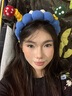 可愛大眼仔洗臉專用發(fā)箍女2025新款搞怪發(fā)卡帶齒防滑頭箍高端頭飾 可愛大眼仔洗臉發(fā)箍【1個裝】 曬單實拍圖