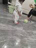 童泰寶寶秋衣套裝夏季純棉嬰兒空調(diào)服內(nèi)衣男女兒童睡衣秋褲家居服提花 綠色 80 曬單實(shí)拍圖