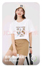 MJ STYLE純棉寬松短袖t恤打底衫女2025年夏日男女同款透氣上衣內搭打底衫 曬單實拍圖