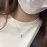 寶鉑琳s925純銀轉(zhuǎn)運(yùn)珠吊墜項(xiàng)鏈女輕奢小眾設(shè)計(jì)感精致鎖骨項(xiàng)鏈高級(jí)感配飾 轉(zhuǎn)運(yùn)珠項(xiàng)鏈-玫瑰金色 【純銀材質(zhì) 曬單實(shí)拍圖