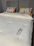 南極人（NanJiren）a類(lèi)大豆被子春秋被芯150x200cm加厚冬被單人宿舍家用棉被四季被褥云感小仙被-果綠白【A類(lèi)母嬰級】150x200cm約重4斤【春秋被】 曬單實(shí)拍圖