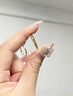 中國黃金（CHINA GOLD）古法素圈黃金戒指女士足金情侶對戒求婚七夕情人節(jié)禮物送女友老婆 古法素圈戒指約0.5g【甄選禮盒】 9#圈口 曬單實拍圖