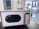 美的（Midea）小滋味微波爐烤箱一體機18L小型家用微波爐光波加熱一級能效平板變頻復古美拉德風(fēng)C1G2 復古美拉德風(fēng)18升 曬單實(shí)拍圖