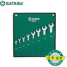 世達(dá)（SATA）全拋光耐用雙開口扳手套裝開口扳手工具組套 8pcs  08009 曬單實(shí)拍圖