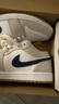 耐克NIKE男子休閑鞋喬丹AJ1 JORDAN 1 運(yùn)動(dòng)鞋553558-146灰白42 曬單實(shí)拍圖
