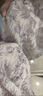 獨(dú)束大碼女裝【雙色可選】法式度假風(fēng)碎花裙夏裝新款小清新連衣裙 藤蔓紫 2XL (尺碼：4) 曬單實(shí)拍圖