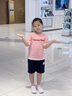 史努比女童夏季休閑短褲2025新款兒童夏裝薄款五分褲中大童女孩運(yùn)動(dòng)褲子 純棉短褲-黑色LO1 130 曬單實(shí)拍圖