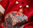 G.DUCKKIDS周歲禮服男女寶寶夏季嬰兒衣服唐裝中式爬服百天滿月抓周紅色哈衣 紅色aisacqa 90cm 90尺碼1~2歲【 80-】 曬單實拍圖