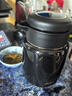 JRINKTEEA日本品牌純鈦內膽保溫壺茶水分離燜茶壺泡茶悶泡壺純鈦茶漏辦公室 YAMAGA珠光黑純鈦內膽 900ml 曬單實拍圖