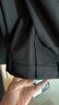 PRICH【綿羊毛】時尚通勤直筒褲休閑褲冬季新款高腰長褲女 19黑色 M 160 曬單實拍圖