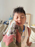 愛(ài)爾思A類(lèi)純棉兒童方巾家用全棉柔軟紗布洗臉小毛巾寶寶吸水擦汗巾手帕 2條裝-快樂(lè )女孩+棒棒糖男孩 2條 曬單實(shí)拍圖