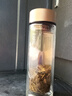 【?京東物流配送】高硼硅雙層玻璃杯大容量泡茶杯水杯子茶水分離 【雙層加厚】茶杯 350ml 1只 曬單實拍圖