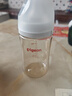 貝親（Pigeon）PPSU寬口徑雙把手奶瓶240ml M號(hào)奶嘴 3個(gè)月+ AA270 曬單實(shí)拍圖