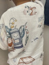 貝肽斯寶寶睡衣女童夏季薄款2025新款家居服套裝男孩寶寶短袖夏裝 曬單實(shí)拍圖