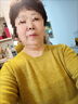 皮爾卡丹（pierre cardin）休閑寬松圓領(lǐng)毛衣女秋冬大碼內(nèi)搭薄款外穿氣質(zhì)百搭低領(lǐng)針織打底衫 黑色 S 曬單實(shí)拍圖