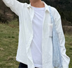 名創(chuàng)優(yōu)品（MINISO）長(zhǎng)袖襯衫男2025新款冰絲薄款襯衣春季寬松痞帥潮流上衣 白 XL 曬單實(shí)拍圖