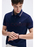 Navigare意大利小帆船男士速干抑菌涼感通勤短袖POLO衫1325525564 藍(lán) 2XL 曬單實(shí)拍圖
