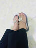 havaianas哈唯納Twist Metal夾腳涼鞋閃亮金屬T型鞋帶外穿夏季海邊女 5178-鋼灰 37-38 巴西碼 曬單實(shí)拍圖