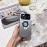 曼爾【音量防塵孔】適用蘋果16手機(jī)殼iPhone16promax磁吸大視窗一體支架殼ip15鏡頭膜全包保護(hù)套14pm 【沙漠色鈦金屬】全新磁吸支架-解放雙手-不粘指紋 iPhone 16 Pro Ma 曬單實拍圖
