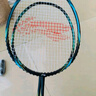 李寧（LI-NING）羽毛球全碳素A1111訓(xùn)練對拍AYPR202-3藍(lán)綠(已穿線含拍套球手膠） 曬單實(shí)拍圖