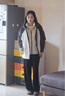 波司登2025新款沖鋒衣鵝絨服女短款三合一防風(fēng)防水保暖外套B250331302 米白/深棕褐|8011/7048|801L XS 155/80A 體重約100斤以內(nèi) 曬單實拍圖