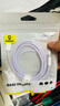倍思小酷30w氮化鎵充電器適用蘋(píng)果17/16/15充電頭usbc套裝蘋(píng)果15Promax快充頭14Pro手機ipadtypec插頭 【蘋(píng)果6-14套裝】30W凝夜紫+1米PD快充線(xiàn) 曬單實(shí)拍圖