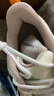匹克運動(dòng)鞋女春夏透氣減震超薄跑步鞋網(wǎng)面休閑鞋戶(hù)外老爹鞋徒步鞋球鞋 大白/淺綠 36 曬單實(shí)拍圖