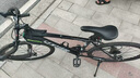 ICOLOUR公路自行車(chē)成人變速死飛騎行自行車(chē)山地車(chē)單車(chē)男女學(xué)生賽車(chē) 【經(jīng)典黑】30刀輻條輪 26寸24速【適合165-185cm】 曬單實(shí)拍圖