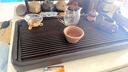 醉匠2025新款實(shí)木茶盤(pán)電木款式簡(jiǎn)約現(xiàn)代茶海家用辦公茶臺(tái)排水托盤(pán)茶具 黑色 君藝黑色茶臺(tái)尺寸50X28X4CM 曬單實(shí)拍圖