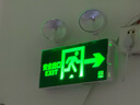 準航應急燈 消防照明燈停電充電二合一多功能疏散雙頭安全出口指示燈 曬單實拍圖