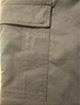 無(wú)印良品（MUJI）男式 不易沾水彈力 工裝短褲 褲子 休閑褲  AED81C3S 黑色 L 曬單實(shí)拍圖