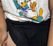 迪士尼（DISNEY）童裝兒童男童背心套裝雙面吸濕排汗中褲兩件套24夏DB421XE02白140 曬單實拍圖