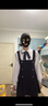 妙奕嘉純欲長(zhǎng)袖連衣裙女裙子黑色衣服女裝新品春秋季新款小個(gè)子氣質(zhì)高級(jí) 假兩件雙排扣蝴蝶結(jié)絲帶連衣裙 XL 【建議115-130斤】 曬單實(shí)拍圖