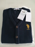 U.S. POLO ASSN.保羅針織男秋季商務(wù)休閑開衫毛衣男百搭保暖外套 寶藍(lán) XL  曬單實(shí)拍圖