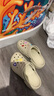 crocs卡駱馳厚底云朵洞洞鞋戶外|206750 骨白色-2Y2 37/38(240mm)  曬單實(shí)拍圖