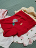 浪莎女童本命年紅內褲純棉兒童紅色平角褲四角短褲女孩12歲大童 L 曬單實(shí)拍圖