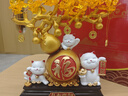 慧選禮（HUI XUAN LI）招財貓發(fā)財樹擺件辦公室客廳前臺裝飾送朋友店鋪公司喬遷開業(yè)禮物 曬單實拍圖