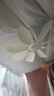 奧克斯小吊扇升級8葉吊扇小型電風扇家用宿舍床上風扇輕音大風力蚊帳吊扇便攜式小風扇 【新升級8扇葉款大風力】+開關線 曬單實拍圖