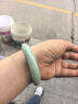 翡笙坊 翡翠玉手鐲緬甸A貨淺綠色天然玉石飄綠白月光送女友媽媽生日禮物 飄綠色 58-59（贈送平安扣+鑒定證書(shū)） 曬單實(shí)拍圖
