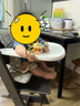 Nuskin寶寶餐椅嬰幼兒餐椅兒童餐椅寶寶嬰兒座椅成長椅 六件套復(fù)古灰 曬單實拍圖
