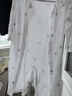乖奇熊男女寶寶純棉連體衣夏季長(cháng)袖空調服新生嬰兒春秋睡衣哈衣爬服薄款 曬單實(shí)拍圖