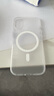 猩球衛(wèi)士高級感防指紋適用Apple/蘋果iPhone16磁吸瓦楞手機殼超薄行李箱條紋保護(hù)套磨砂MagSafe透明外殼白 曬單實拍圖