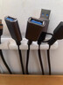 usb擴展器集分線(xiàn)器筆記本電腦多功能外接鼠標鍵盤(pán)u優(yōu)盤(pán)擴展塢ubs延長(cháng)線(xiàn)一分四多口hub拓展塢type-c 【黑色】USB轉2個(gè)USB接口擴展器【一分二】 0.25米 曬單實(shí)拍圖