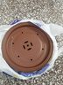 林李間潮州朱泥手拉茶盤(pán)傳統家用大小圓形紫砂茶船儲水干泡臺茶海茶臺 8英寸手拉朱泥茶盤(pán)（古錢(qián)） 曬單實(shí)拍圖