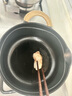 九鑄金標(biāo)立蓋22cm小炒鍋鑄鐵鍋一人食炒菜鍋無涂層不粘鍋電磁爐生鐵鍋 曬單實拍圖