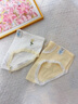 莫代爾女士?jī)?nèi)褲女夏季薄款全棉100純棉底襠7A級(jí)抑菌高中生三角中腰短褲 柔暖甜心 5條 L （建議95-125斤）7A抑菌 曬單實(shí)拍圖