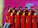 大合唱演出服女長裙中老年合唱團(tuán)服裝大學(xué)生舞臺服主持人合唱禮服 紅色蕾絲長裙 4XL 曬單實(shí)拍圖