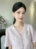 SHILUOZHEN七夕情人節(jié)禮物送女友愛人老婆胸針高檔女精致小眾防走光收腰別針 清蘭胸針【精美禮盒】 曬單實(shí)拍圖