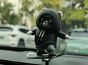 迪加倫2025網(wǎng)紅滑板熊汽車臨時(shí)停車號(hào)碼牌挪車電話牌中控臺(tái)車載擺件移車 曬單實(shí)拍圖