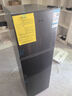 榮事達(dá)（Royalstar）166升小冰箱小型家用出租房辦公室宿舍雙開(kāi)門兩門雙門二門電冰箱節(jié)能省電低音鈦深灰色R166 曬單實(shí)拍圖